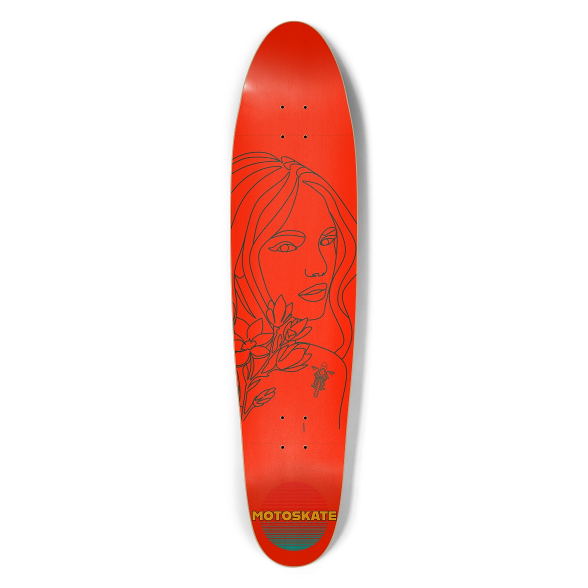 Fleur de Moto Longboard