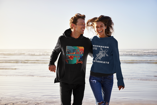 Beach Drama Hooded long-sleeve tee